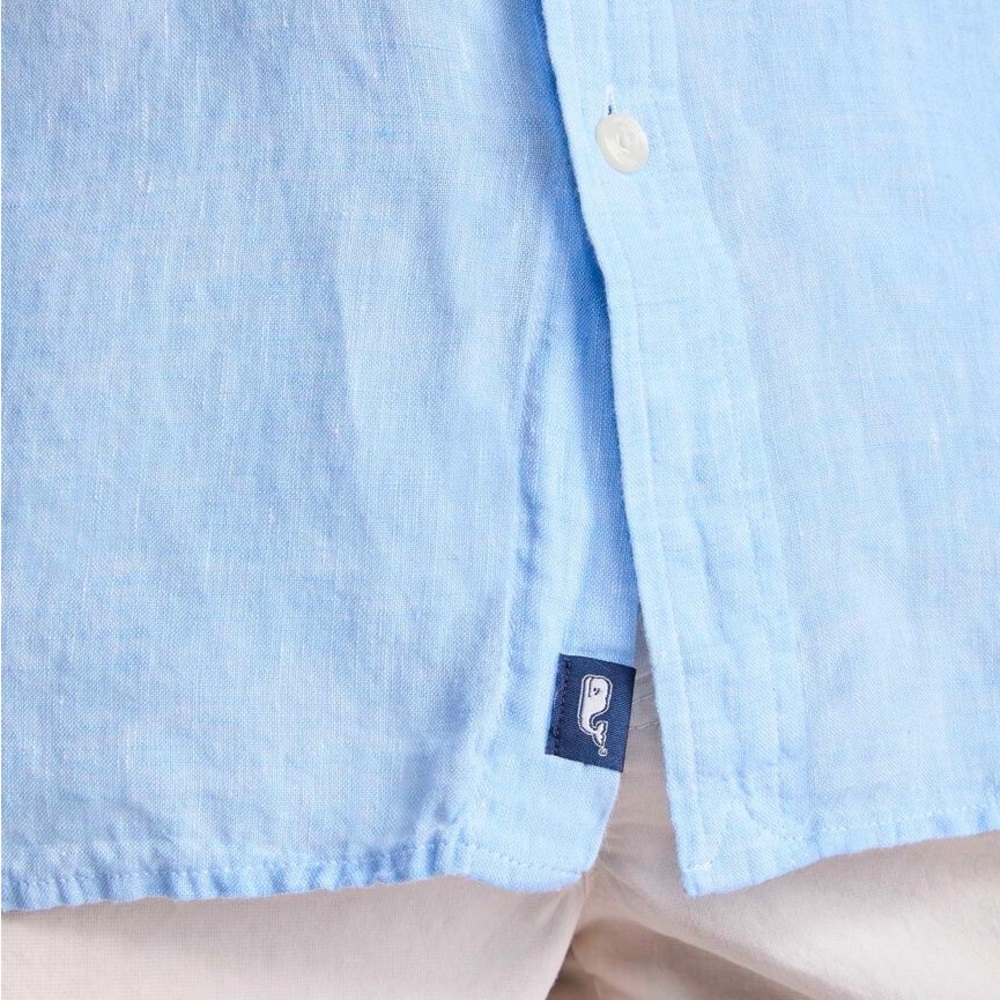 Vineyard Vines Surfside Solid Linen Shrt‎ Slv Shi… - image 6